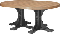 Thumbnail for LuxCraft 4' x 6' Oval Table (Dining, Counter, and Bar Height Available)