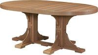 Thumbnail for LuxCraft 4' x 6' Oval Table (Dining, Counter, and Bar Height Available)