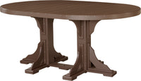 Thumbnail for LuxCraft 4' x 6' Oval Table (Dining, Counter, and Bar Height Available)