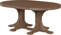 Thumbnail for LuxCraft 4' x 6' Oval Table (Dining, Counter, and Bar Height Available)