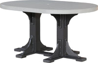 Thumbnail for LuxCraft 4' x 6' Oval Table (Dining, Counter, and Bar Height Available)