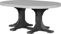 Thumbnail for LuxCraft 4' x 6' Oval Table (Dining, Counter, and Bar Height Available)