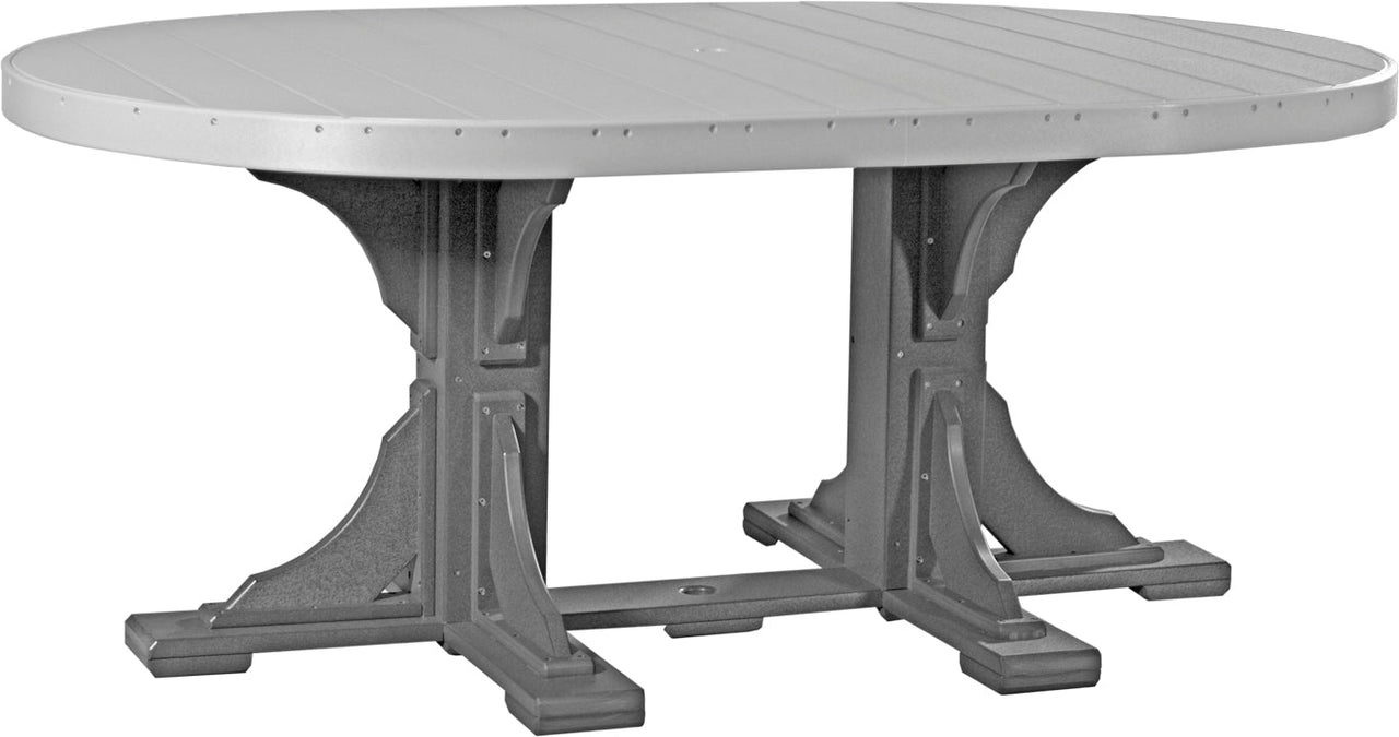 LuxCraft 4' x 6' Oval Table (Dining, Counter, and Bar Height Available)