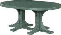 Thumbnail for LuxCraft 4' x 6' Oval Table (Dining, Counter, and Bar Height Available)