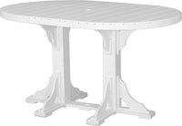 Thumbnail for LuxCraft 4' x 6' Oval Table (Dining, Counter, and Bar Height Available)