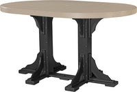 Thumbnail for LuxCraft 4' x 6' Oval Table (Dining, Counter, and Bar Height Available)