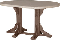 Thumbnail for LuxCraft 4' x 6' Oval Table (Dining, Counter, and Bar Height Available)