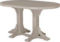Thumbnail for LuxCraft 4' x 6' Oval Table (Dining, Counter, and Bar Height Available)