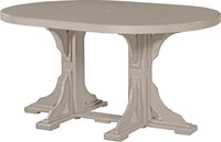 Thumbnail for LuxCraft 4' x 6' Oval Table (Dining, Counter, and Bar Height Available)