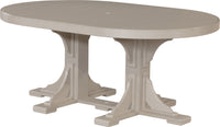 Thumbnail for LuxCraft 4' x 6' Oval Table (Dining, Counter, and Bar Height Available)