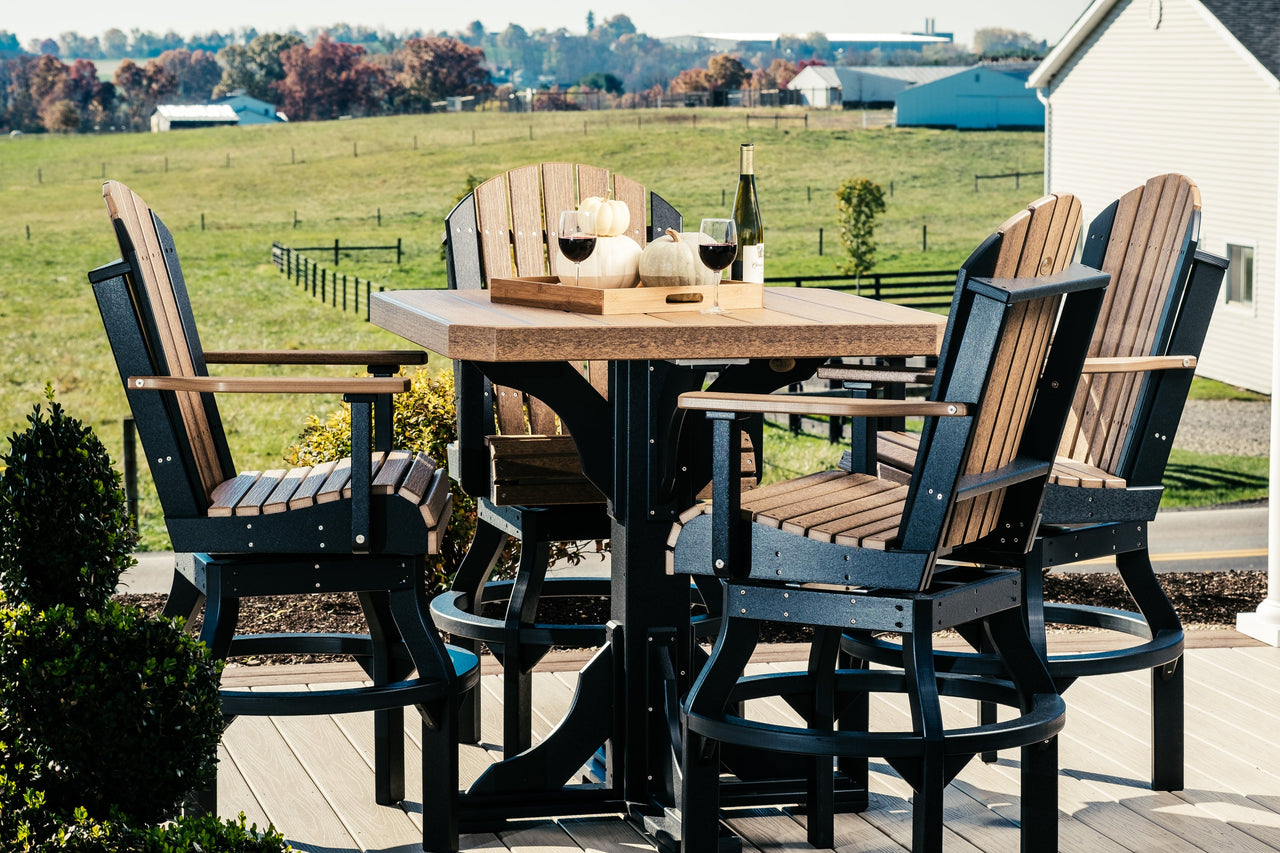 LuxCraft 41'' Square Table (Dining, Counter, and Bar Height Available)