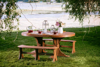 Thumbnail for LuxCraft 4' x 6' Oval Table (Dining, Counter, and Bar Height Available)
