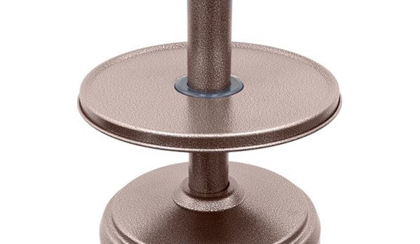 AZ Patio Heaters Tall Hammered Patio Heater With Table
