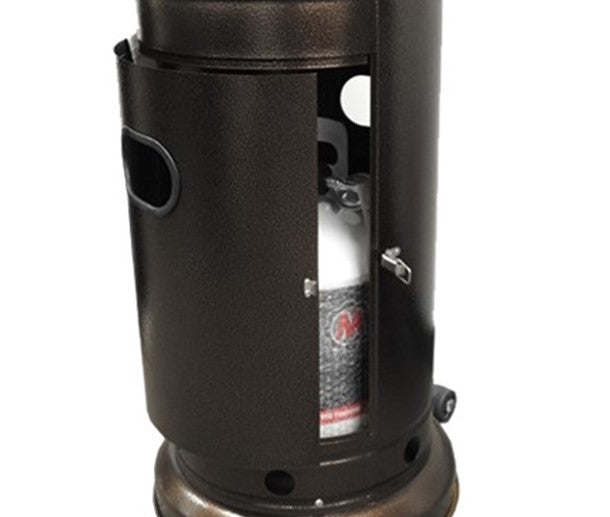AZ Patio Heaters Tall Hammered Patio Heater With Table