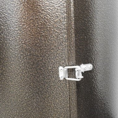 AZ Patio Heaters Tall Hammered Patio Heater With Table