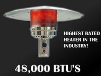 Thumbnail for AZ Patio Heaters Tall Hammered Patio Heater With Table