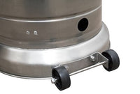 Thumbnail for AZ Patio Heaters Tall Stainless Steel Hammered Patio Heater With Table