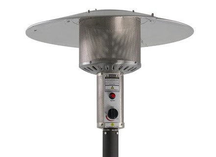 AZ Patio Heaters Tall Promo Mocha And Stainless Steel Heater