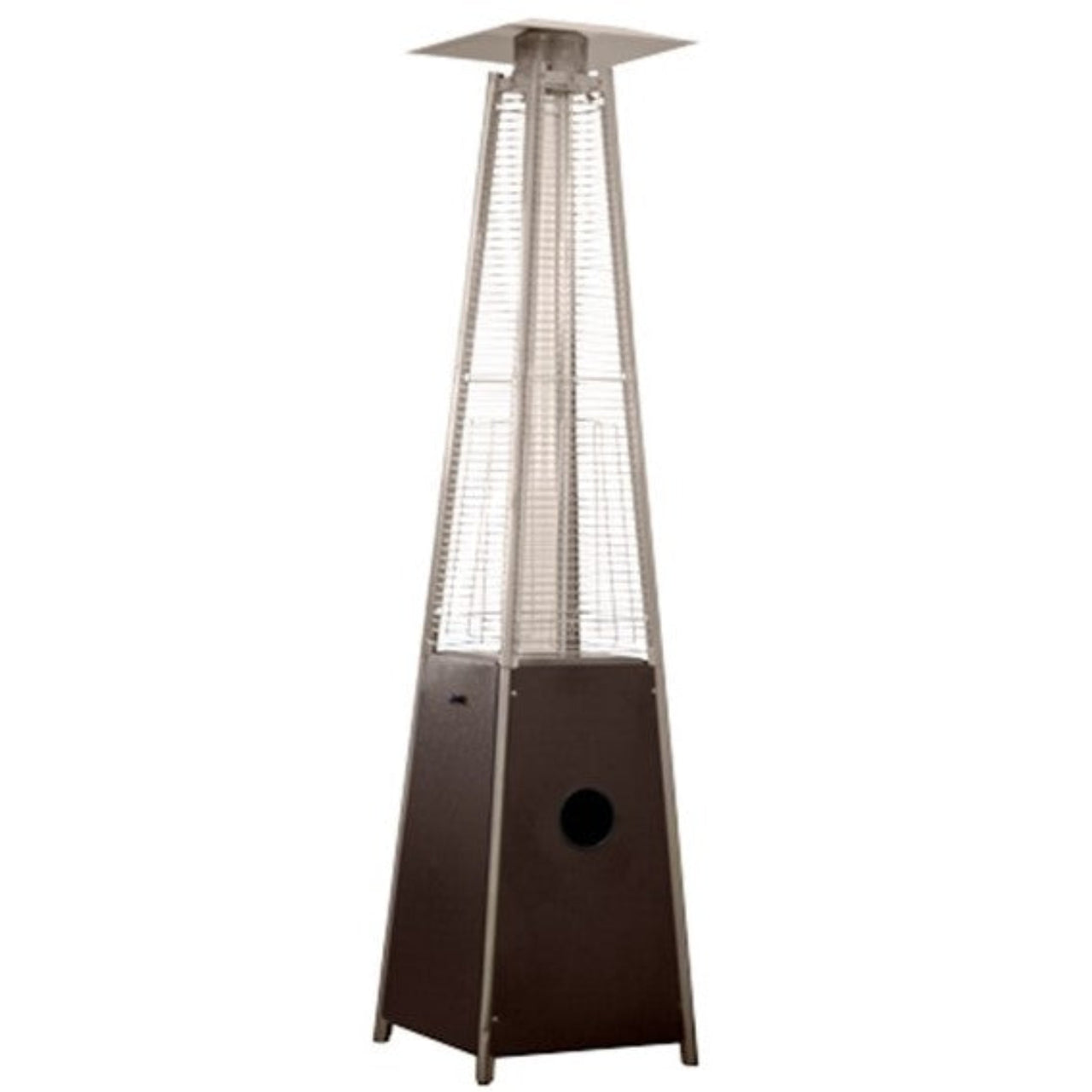 AZ Patio Heaters Residential Hammered Glass Tube Patio Heater | HLDS01 GTHG