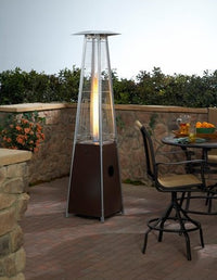 Thumbnail for AZ Patio Heaters Residential Hammered Glass Tube Patio Heater | HLDS01 GTHG