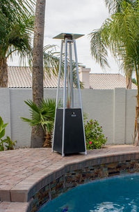 Thumbnail for AZ Patio Heaters Residential Hammered Glass Tube Patio Heater | HLDS01 GTHG
