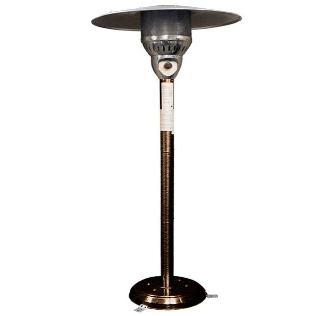 AZ Patio Heaters Residential Natural Gas Hammered Bronze Patio Heater