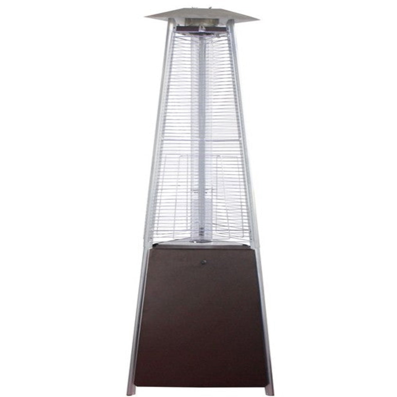 AZ Patio Heaters Commercial Natural Gas Bronze Glass Tube Heater