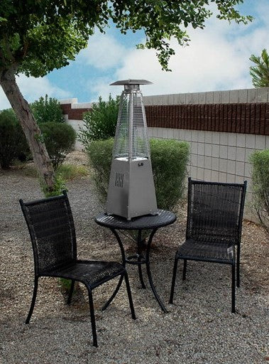 AZ Patio Heaters Portable Stainless Steel Glass Tube Tabletop Heater