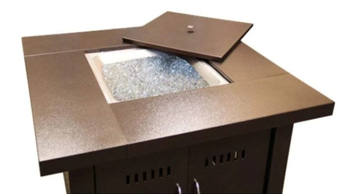 AZ Patio Heaters 38" Bronze Finish Propane Fire Pit