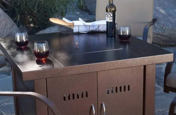AZ Patio Heaters 38" Bronze Finish Propane Fire Pit