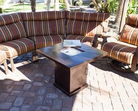 AZ Patio Heaters 30" Propane Bronze Finish Fire Pit