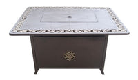 Thumbnail for AZ Patio Heaters Rectangular Cast Aluminum Fire Pit