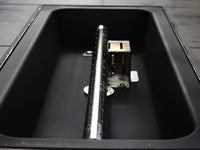 Thumbnail for AZ Patio Heaters Rectangular Bar Height Tile Top Fire Pit With Wind Screen