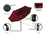 Thumbnail for AZ Patio Heaters Solar Patio Umbrella With LED Lights