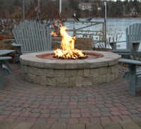 Thumbnail for HPC Round Fire Pit Inserts 13-31 Inches With Torpedo Burner