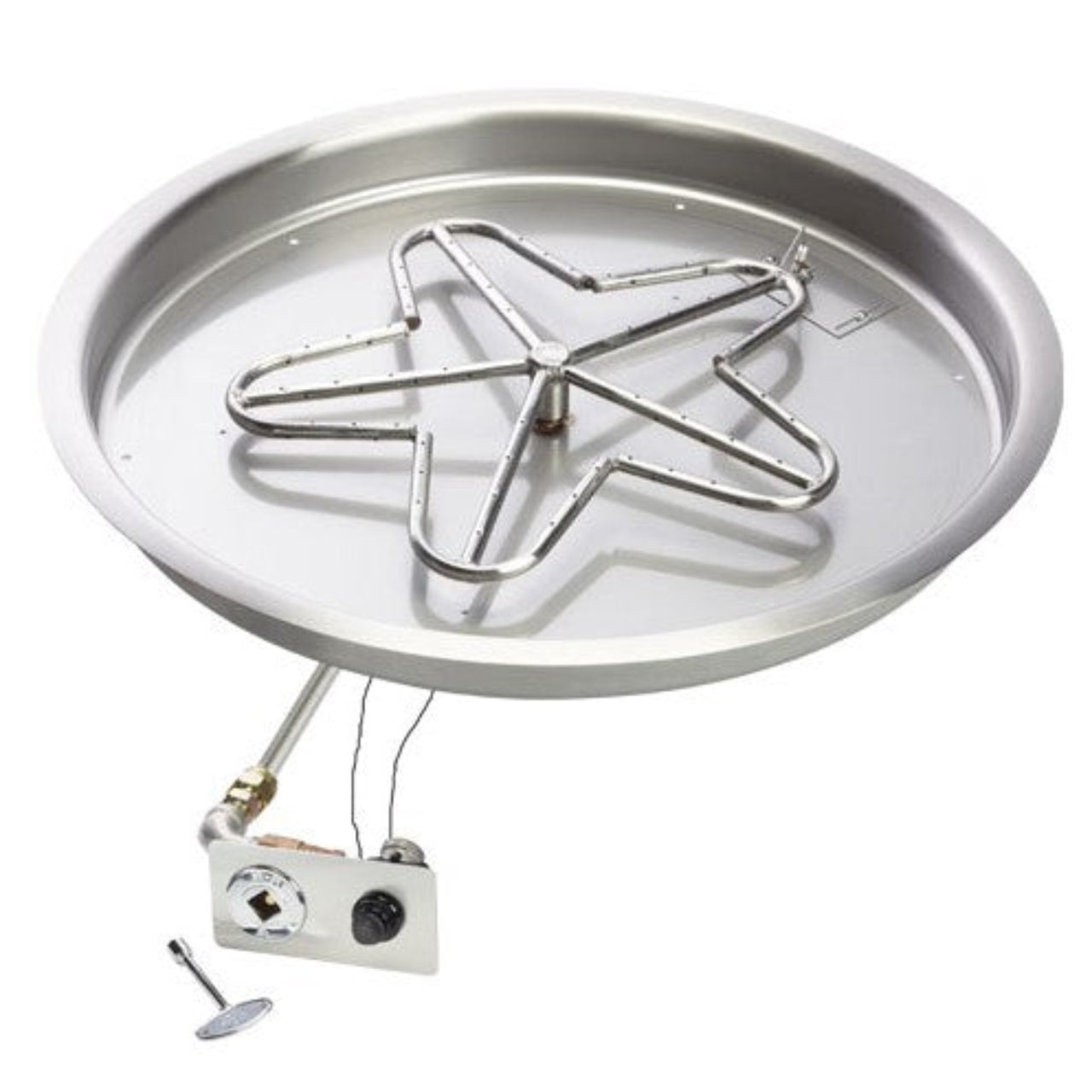 HPC Round Fire Pit Inserts 13-31 Inches With Standard Burner