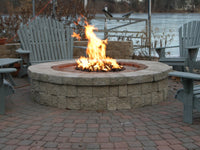 Thumbnail for HPC Round Fire Pit Inserts 13-31 Inches With Standard Burner