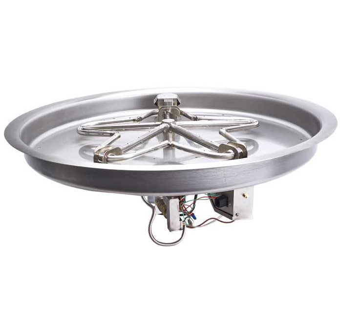 HPC Round Fire Pit Inserts 13-31 Inches With Standard Burner