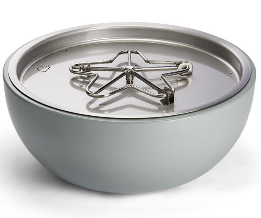 HPC Fire 35" Round Powder Coated Aluminum Gas Fire Bowl