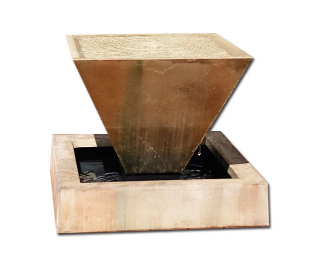 Large Oblique Outdoor Fountain- Gist Fountains