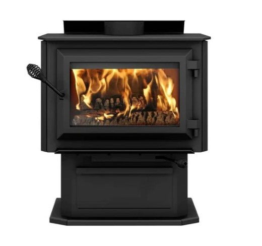 Ventis HES170 25" Wood Stove With Pedestal | Direct Vent | VB00013