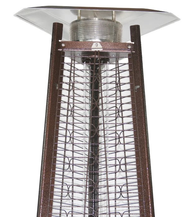 RADtec 93" Pyramid Flame Propane Patio Heater - Antique Bronze Finish | PYR-ABP