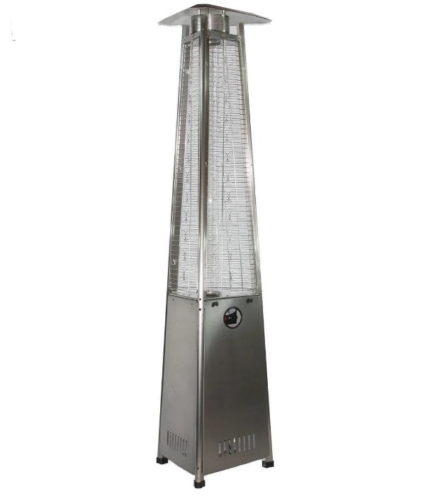 RADtec 93" Pyramid Flame Propane Patio Heater - Stainless Steel Finish | PYR-SSP