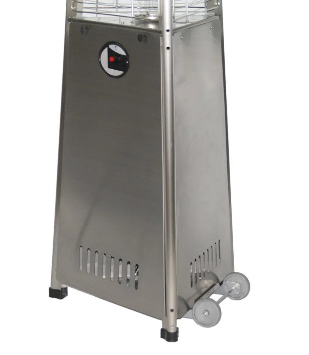 RADtec 93" Pyramid Flame Propane Patio Heater - Stainless Steel Finish | PYR-SSP
