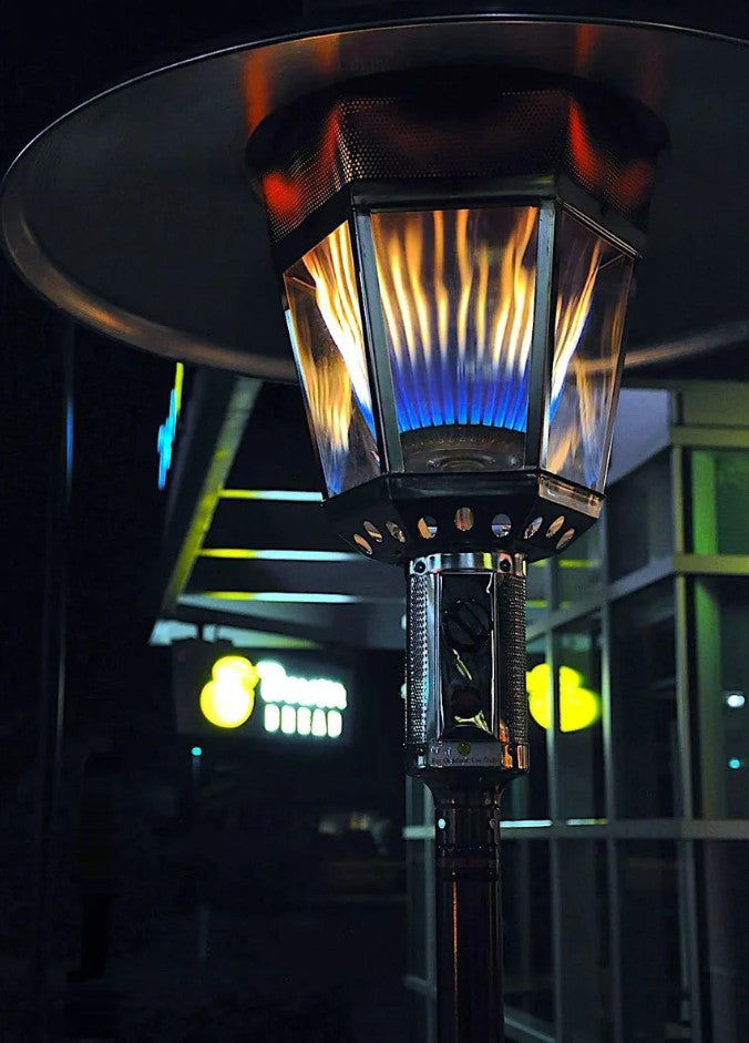 RADtec 96" Real Flame Natural Gas Patio Heater - Antique Bronze Finish | RF-ABNG