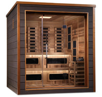 Thumbnail for Golden Designs Karlstad 6-Person Hybrid Outdoor Sauna | GDI-8226-01