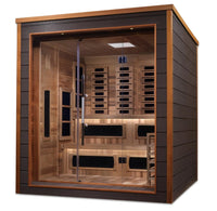 Thumbnail for Golden Designs Karlstad 6-Person Hybrid Outdoor Sauna | GDI-8226-01