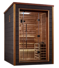 Thumbnail for Golden Designs Narvik 2-Person Outdoor Sauna | GDI-8202-01