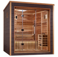 Thumbnail for Golden Designs Drammen 3-Person Outdoor Sauna | GDI-8203-01