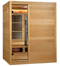 Thumbnail for Golden Designs Soria 3-Person Full Spectrum EMF Hybrid Indoor Sauna | GDI-8330-01